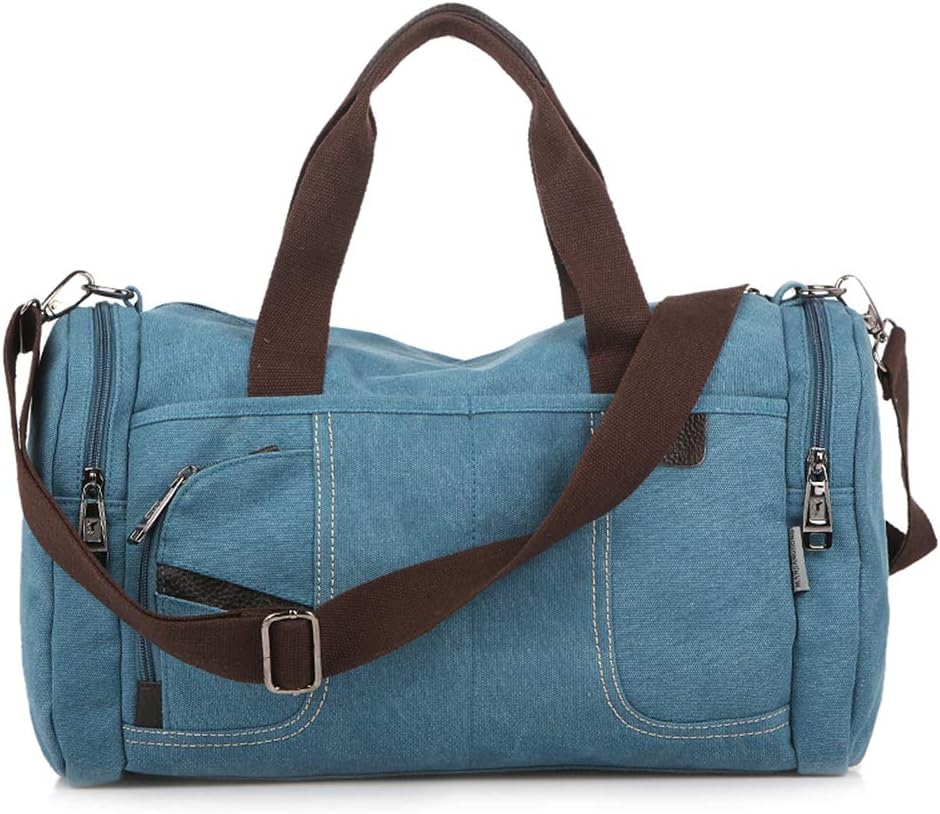 Small Canvas Overnight Bag for Men Women Weekender Bags