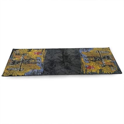  Johnathangriffin Jean Michel Basquiat Yoga Mat