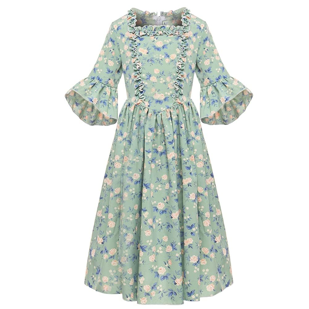 Photo 1 of *** SIMILAR *** GRACEART Colonial Dress Pioneer Costume Prairie Pilgrim Dress L (Color-01, 12)