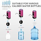 EASY SPEED Water Dispenser USB Rechargeable 2-5 Gallon Bottle Pump Black view 2