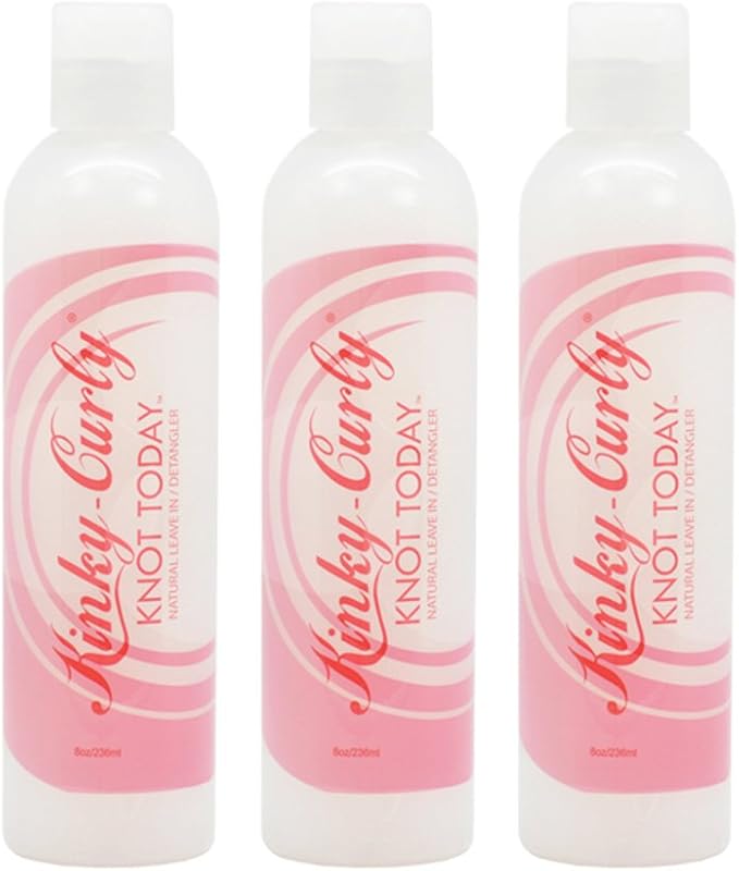 KinkyCurly Knot Today Leave In Conditioner/Detangler 8 oz (3 pack
