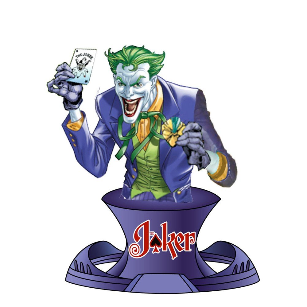 Monogram Joker Bust Paperweight 15cm