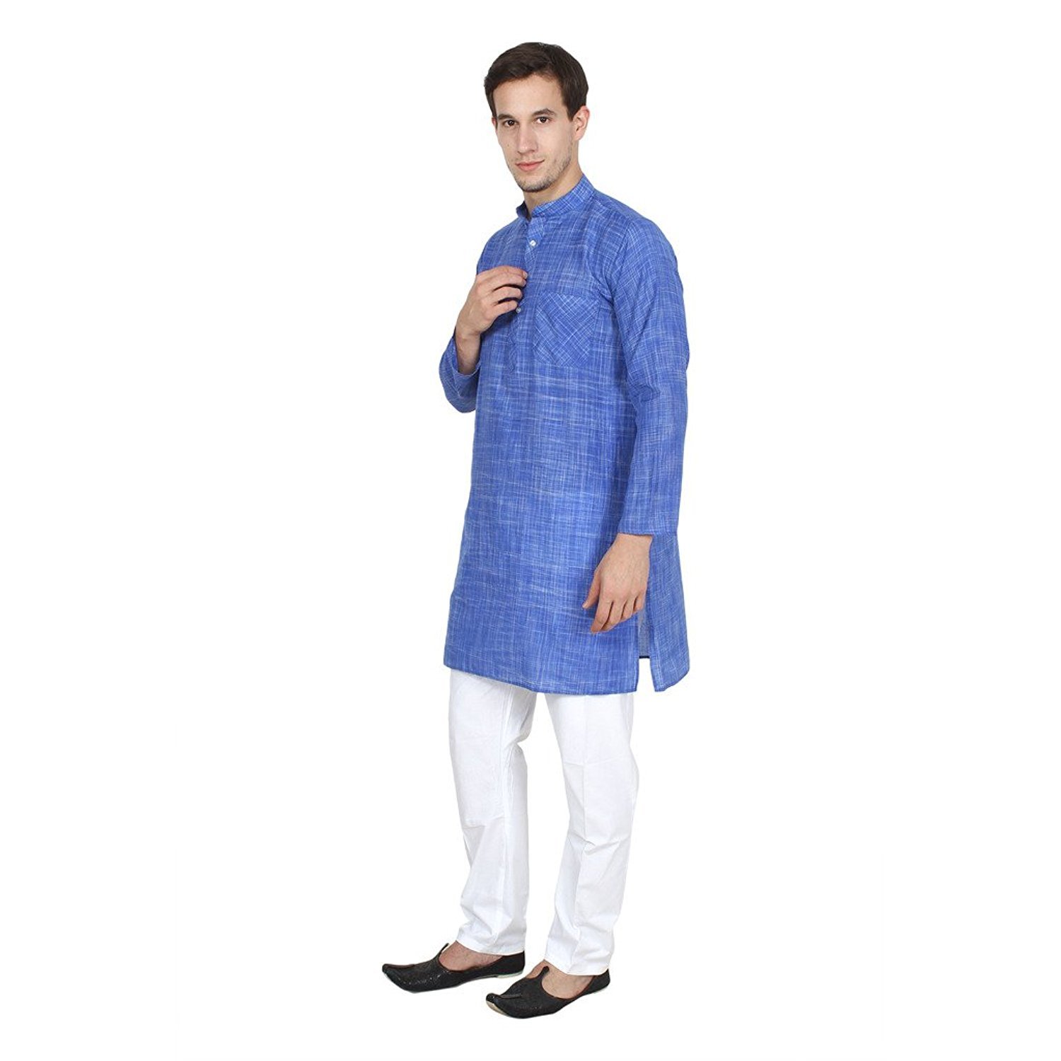 crown loom men's kurta & pyjama set