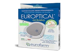 Europtical Occlusivo - 2 ¼ x 3 ¼ in- Non - Woven Sterile Eye Patch Ready to Use – For Strabismus and Prevention and Treatment