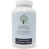 MOUNTAIN TOP Vitamin D3 5000 IU 125mcg Capsules (300 Count) Helps Support Immune Health, Strong Bones and Teeth, & Muscle Fun