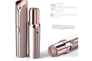 innobeaut Facial Hair Remover for Women, Painless Hair Removal Device Portable Womens Facial Hair Remover for Face, Rose Gold