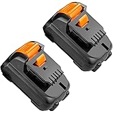 Futurebatt [2-Pack] 12V 4.0Ah High-Output Battery for Dewalt 12V Max (12-Volt) Tools Li-ion Battery DCB120 DCB121 DCB127 DCB122 DCB123 DCB124 DCB127-2