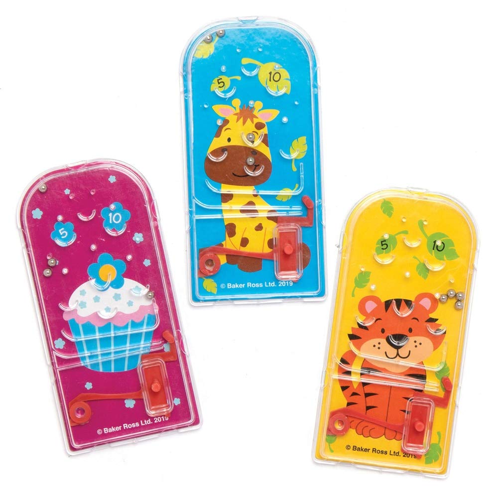 Baker Ross AT907 Mini Pinball Games Bumper Assortment - Pack of 15, For Kids Party Bags and Small Toys for Children - Image 3