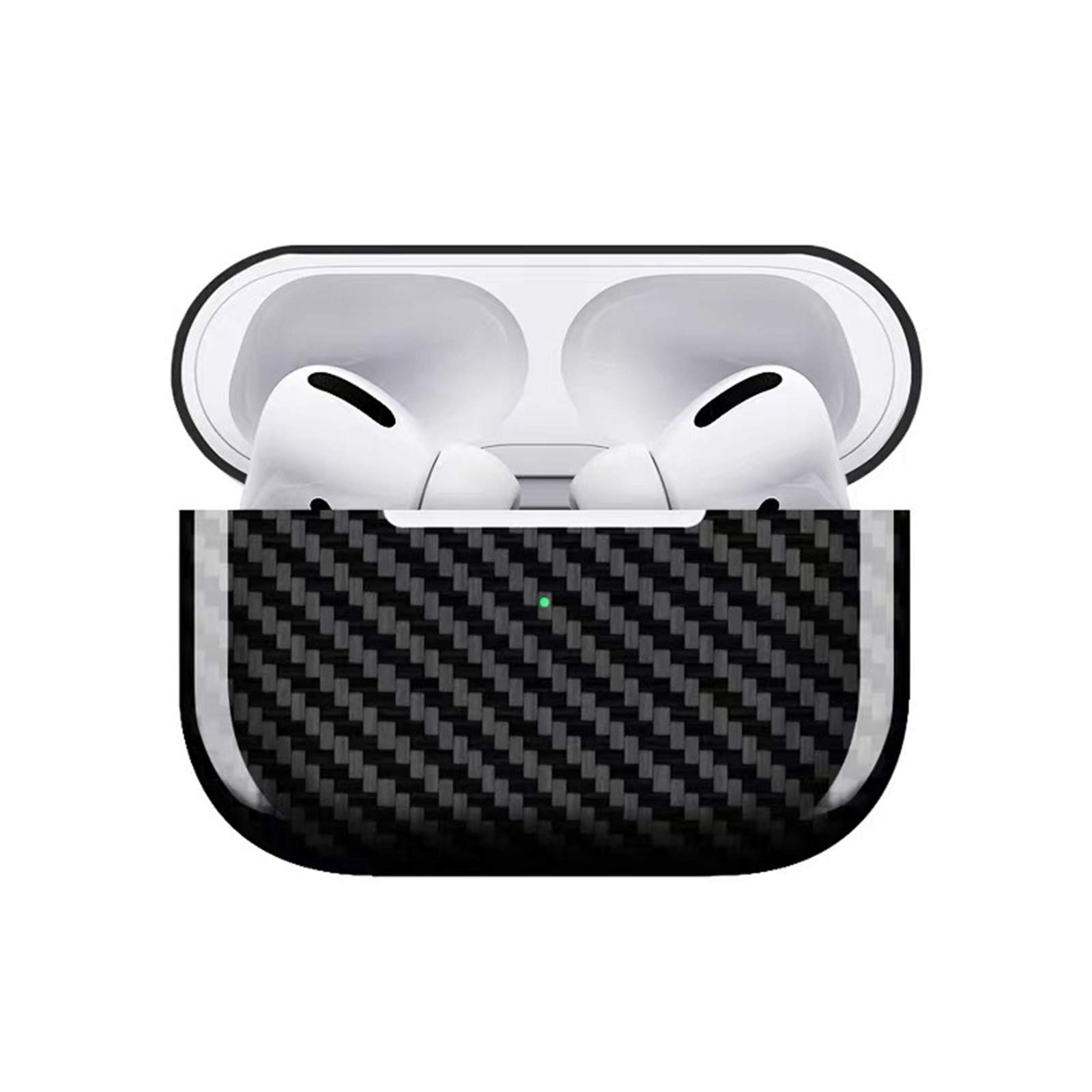 LICHIFIT Carbon Fiber Ultra-thin Case Cover Skin for Apple AirPods Pro Charging Box Storage Scratch-resistant