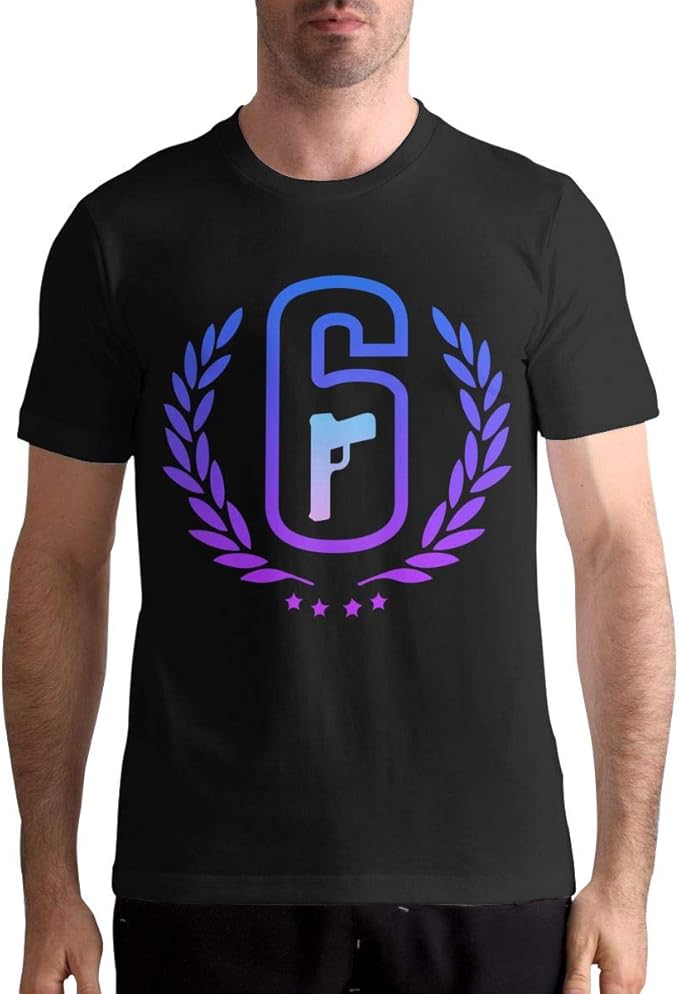Mens T Shirt Mans Blouse Rainbow Six Siege Clothing