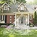 Unomor Halloween Decorations Outdoor 23×19 Feet Giant Spider Web Glow in The Dark for Halloween Garden, Yard - White