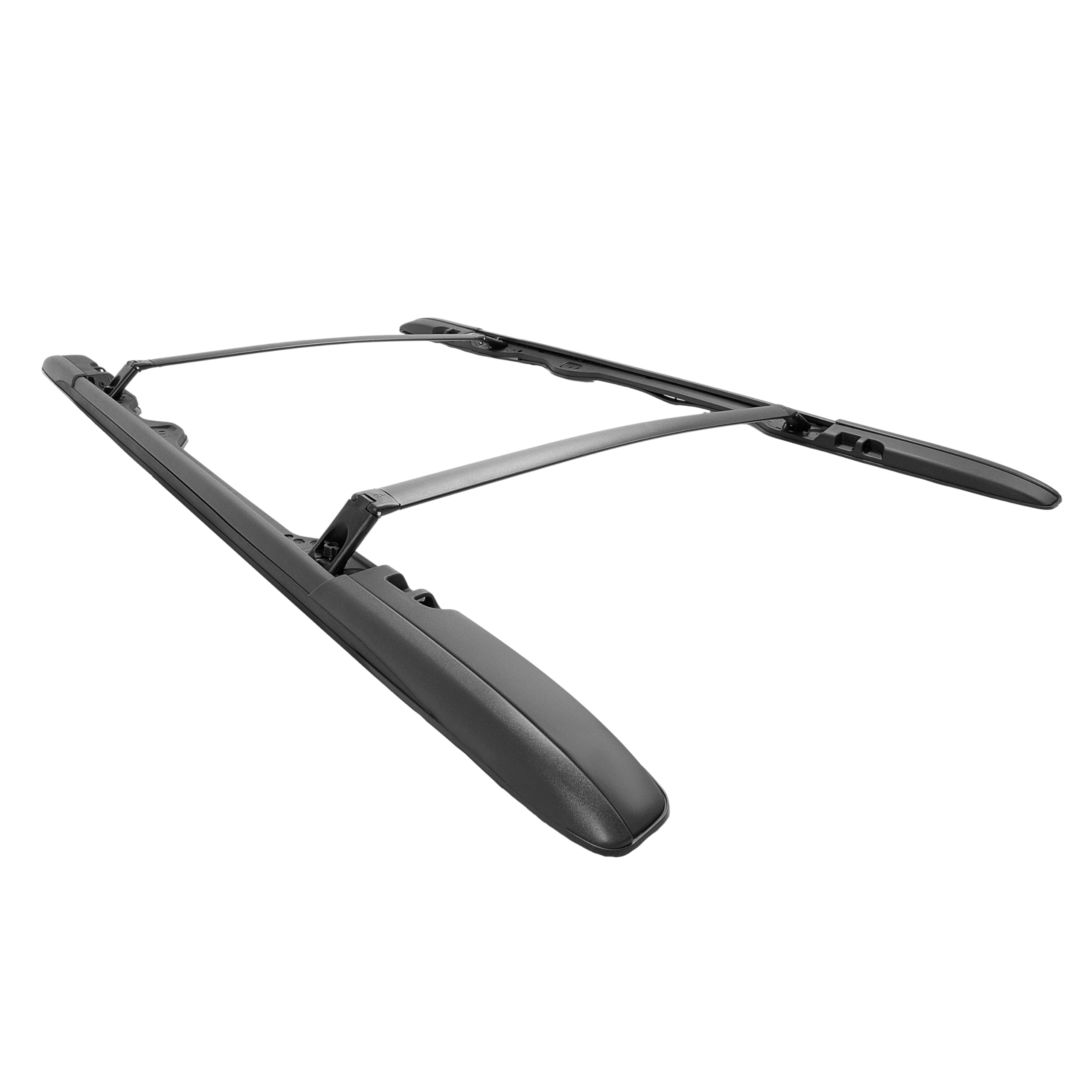 Photo 1 of HECASA Roof Rack Side Rail & Cross Bar Compatible with 2017-2024 Chrysler Voyager/Pacifica Replacement for 82214552 Crossbar Rails for Luggage, Kayaks Rooftop Cargo Carrier Plastic Aluminium Black