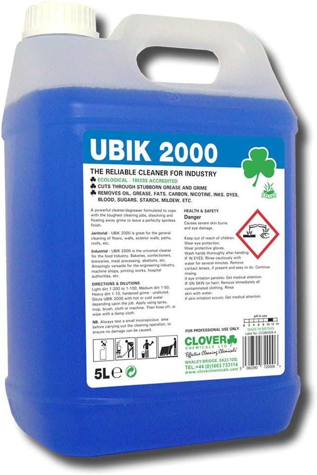 Clover Chemicals Ubik 2000 Universal Cleaner Concentrate 5 L