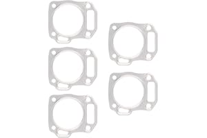 Cylinder Head Gasket, 5pcs Stainless Steel High Temperature Engine Gasket, with Enhanced Airtightness, for 168F GX160 GX200 G