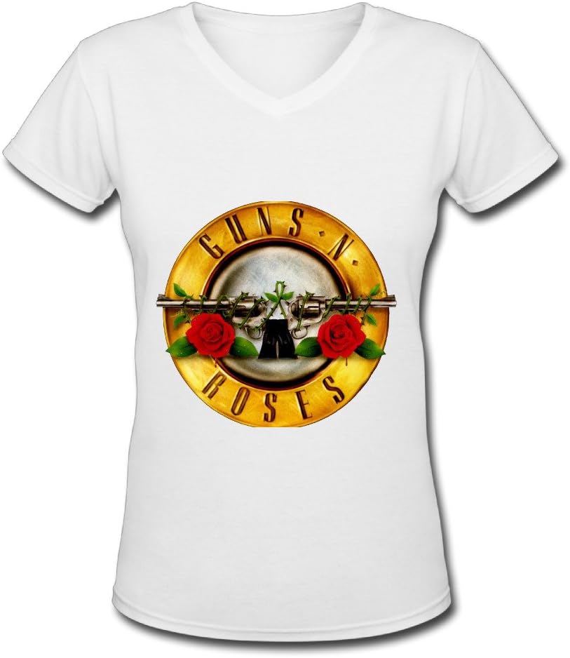 Guns N Roses Not in This Lifetime Tour Women's V Neck Tee Shirt