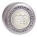 Cottage Garden Granddaughter The Joy and Smile Brushed Silver Round Jeweled Music Box Plays Tune Wonderful World