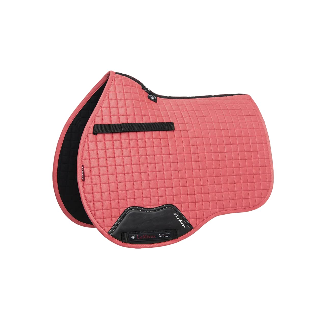 LeMieux Papaya Suede Square GP Saddle Pad - Saddle Pads for Horses - Equestrian Riding Equipment and Accessories - Large