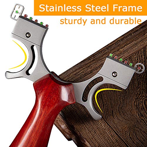 Slingshot Stainless Steel Slingshots for Hunting Professional Powerful