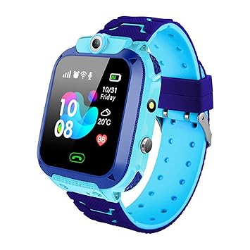QUDADA Kids Smart Watch Phone Waterproof,LBS Tracker Watch Phone with SOS Voice Chat Camera Flashlight Smart Watch for 3-12 Years Old Boys Girls ...