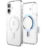 elago for iPhone 17 Case, Magnetic Hybrid Transparent Slim Case, Compatible with MagSafe, PC + TPU Hybrid Technology, Shockproof Protective Cover, 6.3 inch