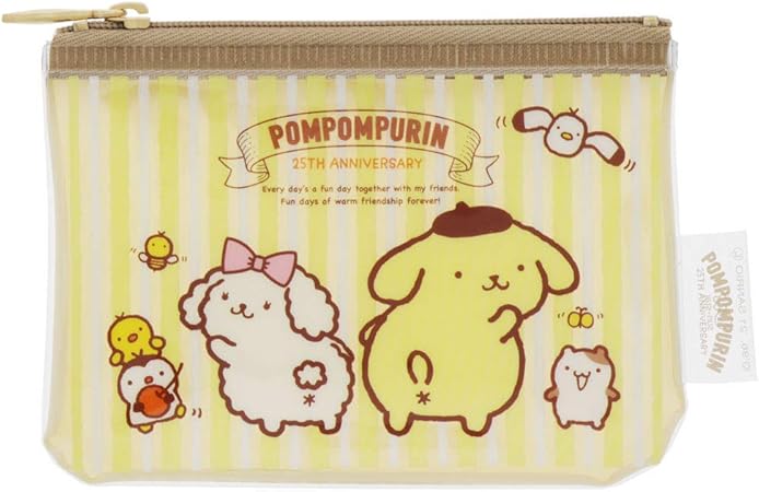 Amazon サンスター文具 サンリオ ミニポーチ ポムポムプリン トラディショナル S 文房具 オフィス用品 文房具 オフィス用品