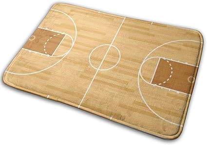 yting Alfombrilla para cancha de Baloncesto Alfombrilla Antideslizante