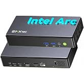 GMKtec K13 AI Mini PC Intel Core Ultra 7 256V 16GB LPDDR5X 1TB SSD | Desktop Computer Arc 140V Graphics 115 TOPS AI Performance Multi-Screen Productivity 5GbE Network Speed AI Creative Power