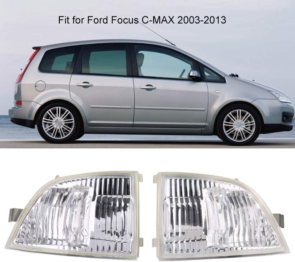 Car Rearview Mirror Turn Signal Light,Car Rearview Mirror Turn Signal Light Car Exterior Light Bulbs Replacement for C-MAX 2003-2013 - Image 3