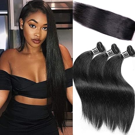 18 20 20 With 18 Free Part Closure Aliglossy Hair Products