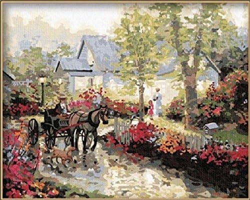 DIY Paint By Number Kits back 16x20 inch Frameless