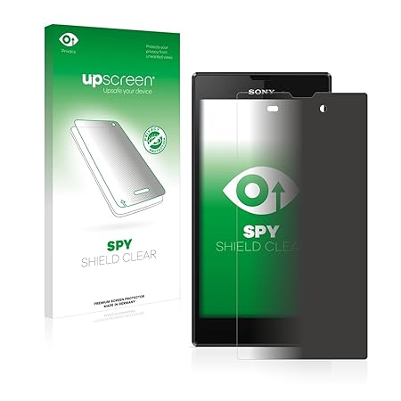 upscreen Anti-Spy Blickschutzfolie für Sony Xperia T3 D5103 Privacy Screen Displayschutzfolie - Sichtschutz, Kratzfest