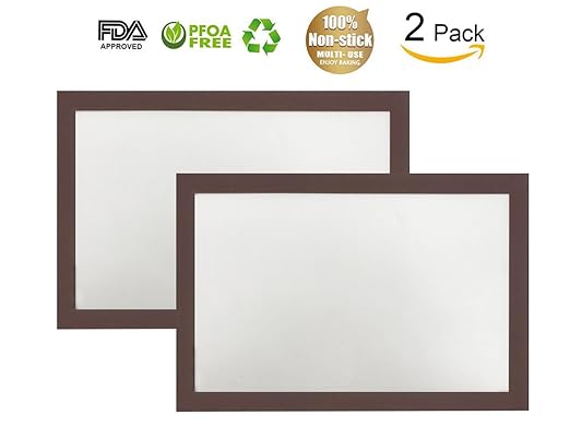 Juego de sábanas de silicona para hornear o hornear ...
