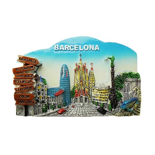 WedareDai 3D Barcelona España Imán de Nevera de Viaje, Adhesivo de ...