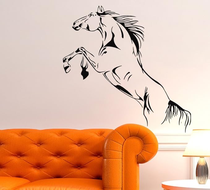 Buy Decals Design 'Artistic Horse' Wall Sticker (PVC Vinyl, 60 cm x 90