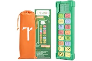 Talkaroo AAC Device for Autism - AAC Communication Device for Nonverbal Kids and Adults - 4 Programmable and 12 Pre Set Iconic Buttons with Adjustable Volume - Used in Classrooms for Speech Therapy