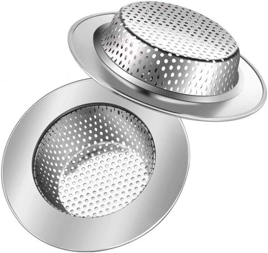 Kitchen Sink Strainer Stainless Steel Drain Filter Strainer with Large
