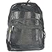 K-Cliffs Mesh Backpack See through Student School Bag Bookbag Mesh See Through Daypack