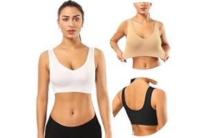 BESTENA Sports Bras for Women, Seamless Comfortable Yoga Bra with Removable Pads