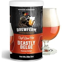 Brewferm Beastly Belge Brew Mix - 12 liters/3 gal - 6.1% ABV - Premium Homebrew Craft Brew Mix