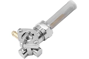 Hoypeyfiy 22mm Left Spigot Fuel Petcock Valve Replacement for Harley Davidson