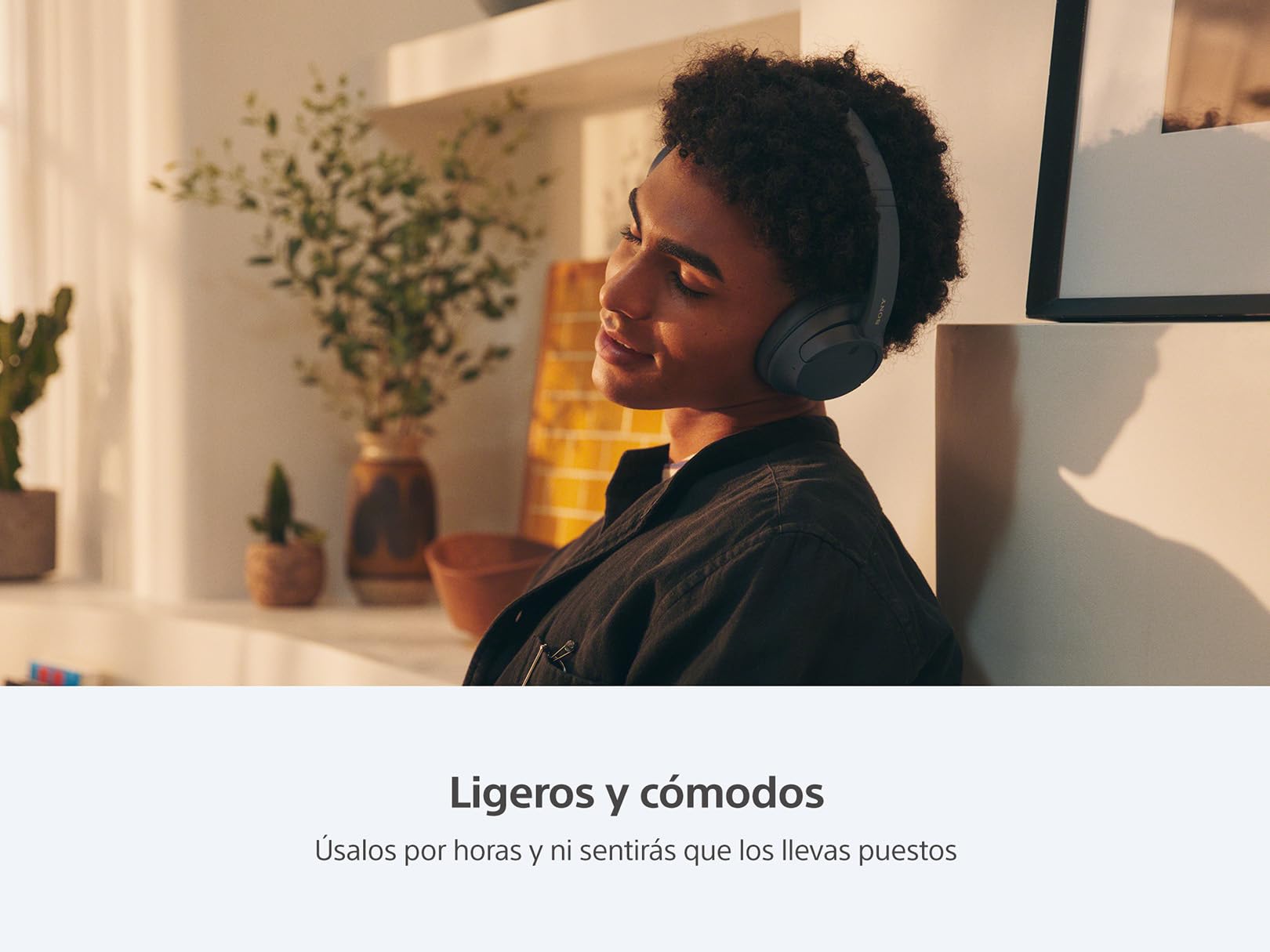 Sony WH-CH720NB Auriculares Inalámbricos Bluetooth con Cancelación de Ruido - Micrófono Incorporado - Hasta 35 Horas de Duración de la Batería y Carga Rápida - Negro - Versión Internacional