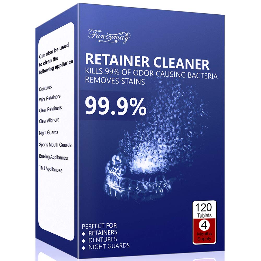 Retainer Cleaning Tablets - New Formulation (120 Tablets Pack, 4 Months Supply)