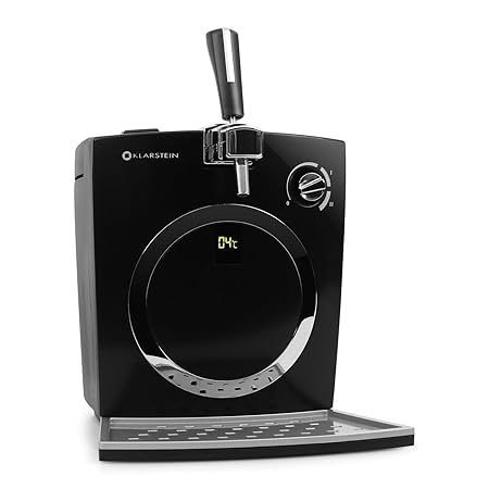 Klarstein Hopfenthal • Bierzapfanlage • Zapfanlage • Zapfautomat • Pumpsystem • für 5 Liter Fäßer • geräuscharme Kühlung • LE