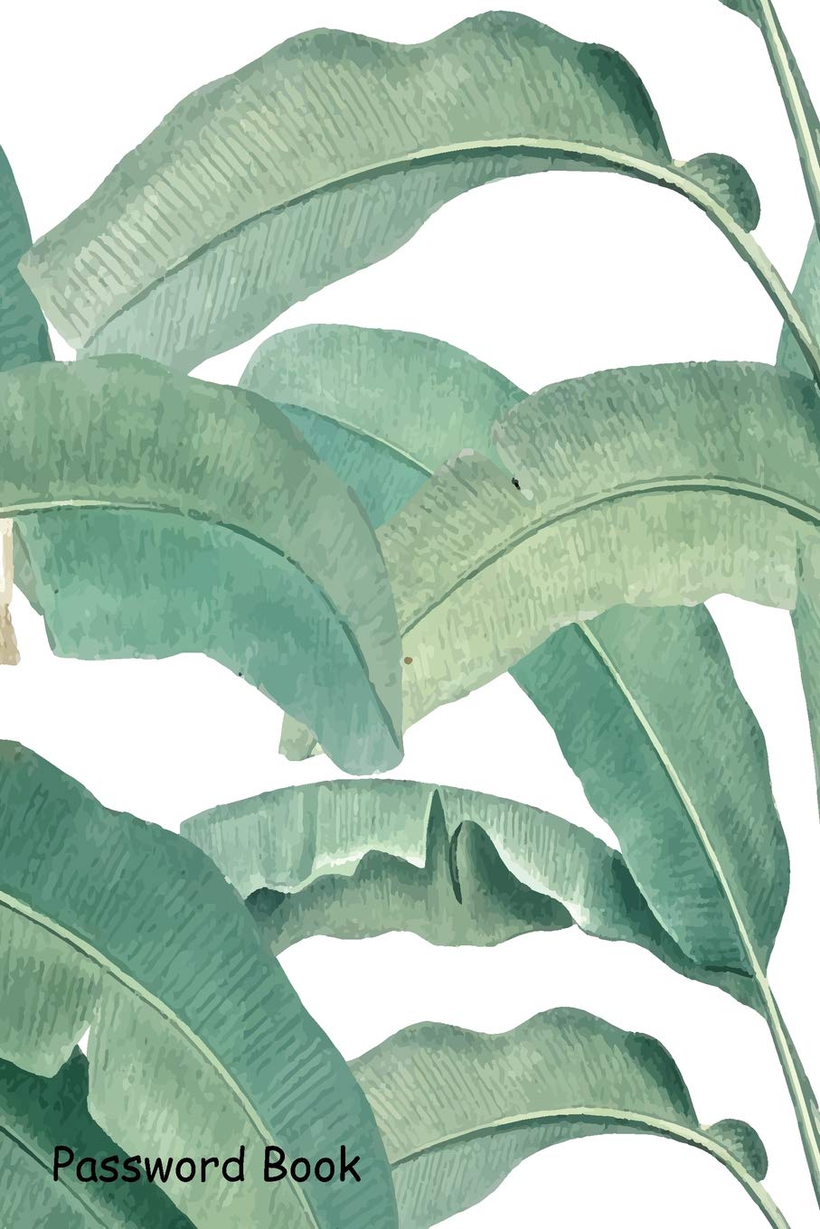 Password Book: Include Alphabetical Index With Tropical Summer Pattern