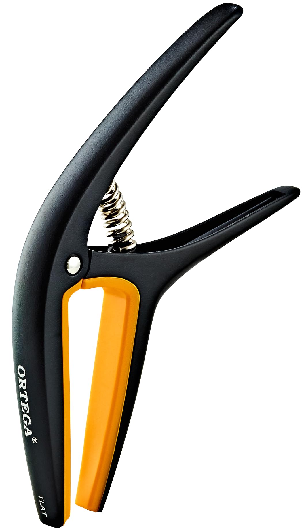 Ortega Guitars Capo Instrument Accessory - Flat and Radius - For Guitar - Aluminum Alloy, Black (TWCAPO-SBK)