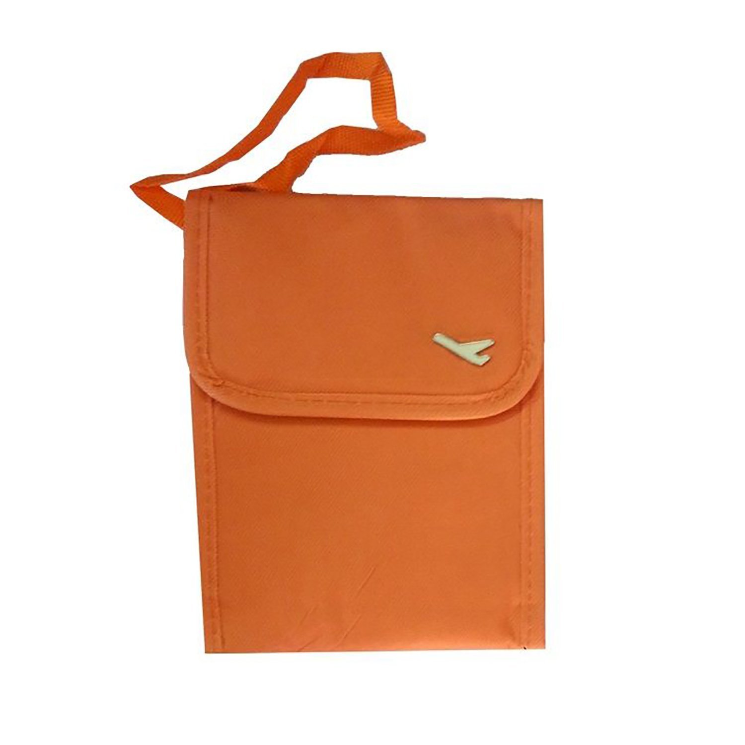 passport sling bag by house of quirk travel pouch - orange