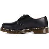 Dr. Martens, 1461 3-Eye Leather Oxford Shoe for Men and Women, Black Smooth, 15 US Women/14 US Men