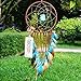 Ricdecor Indian Dream catcher Wind Chimes Feather Pendant wall hanging home decoration (Turquoise)