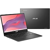 ASUS Chromebook CM14 Laptop, 14" HD Anti-Glare Display (1366x768), MediaTek Kompanio 520, 4GB RAM, 64GB eMMC, ChromeOS, Gray,