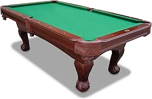 Amazon.com : Sportcraft 90-Inch Kingsford Billiard Table with Cue Rack ...